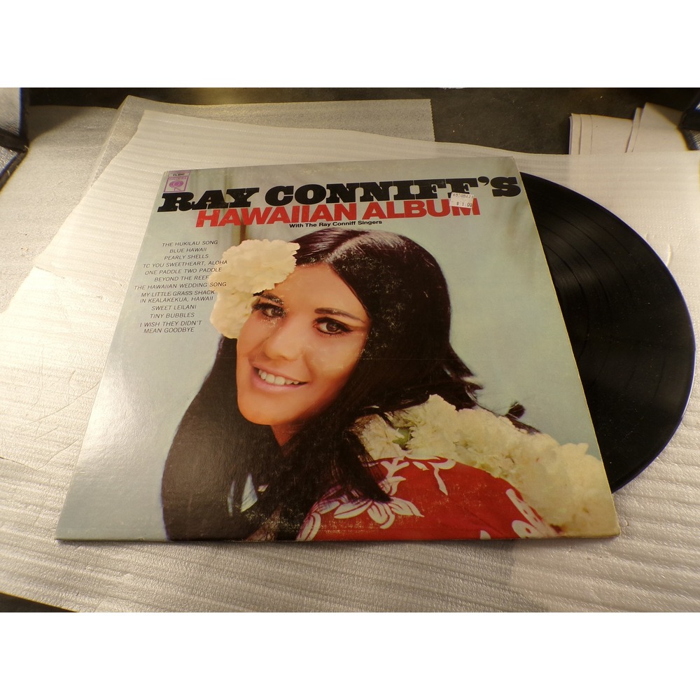 Ray Conniff Hawaiian Album Vinyl LP Columbia CS 9547 Tiny Bubbles Blue Hawaii